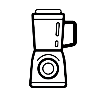 Food processor appliance icon